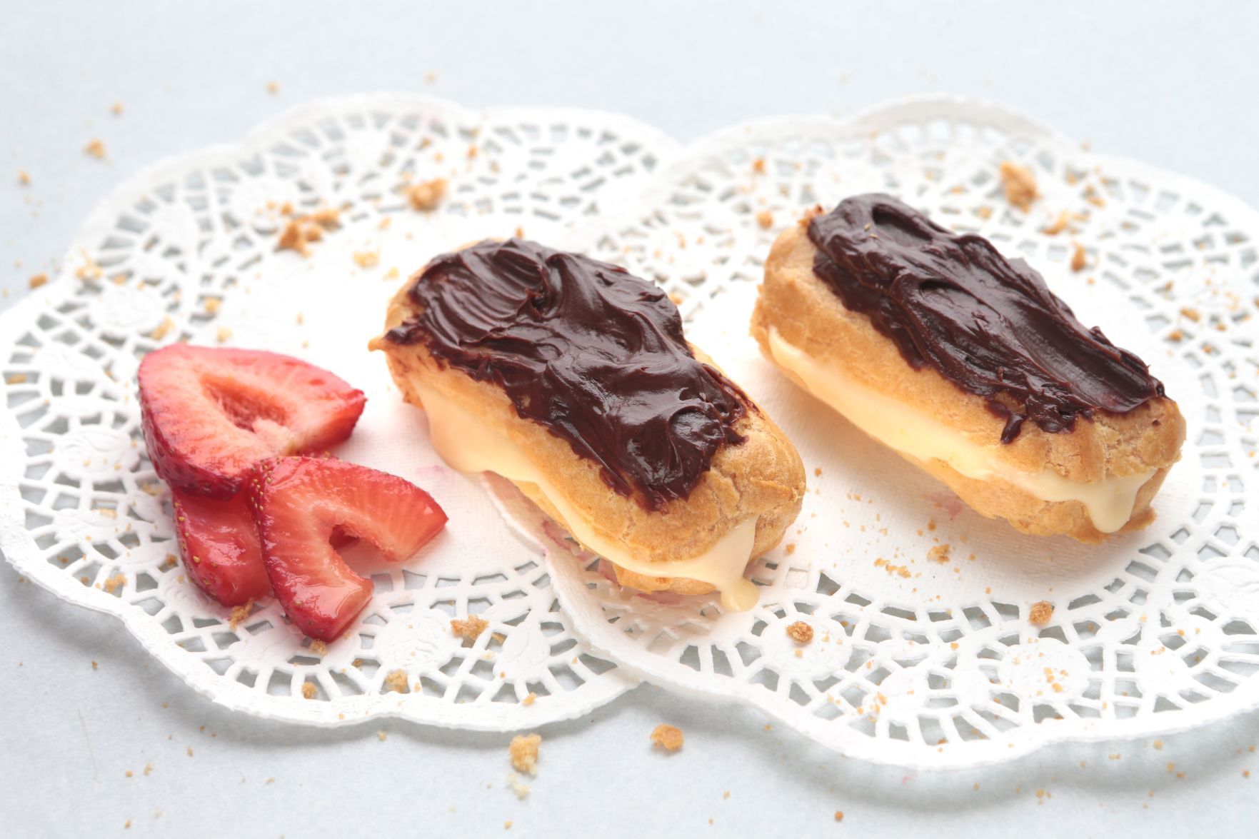 Pastries - chocolate eclairs